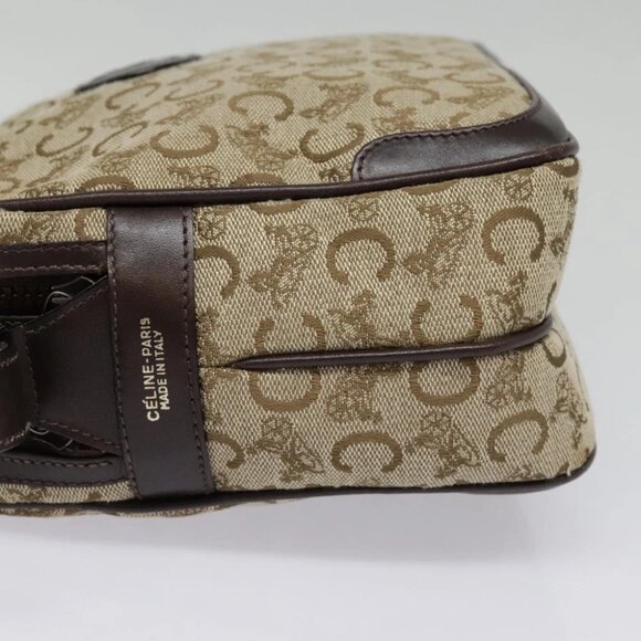 CELINE C Macadam Canvas Shoulder Bag Brown Auth ep5946 - Picture 5 of 15